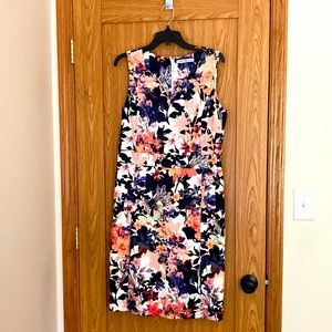 Summer weight, lined , sleeveless dress